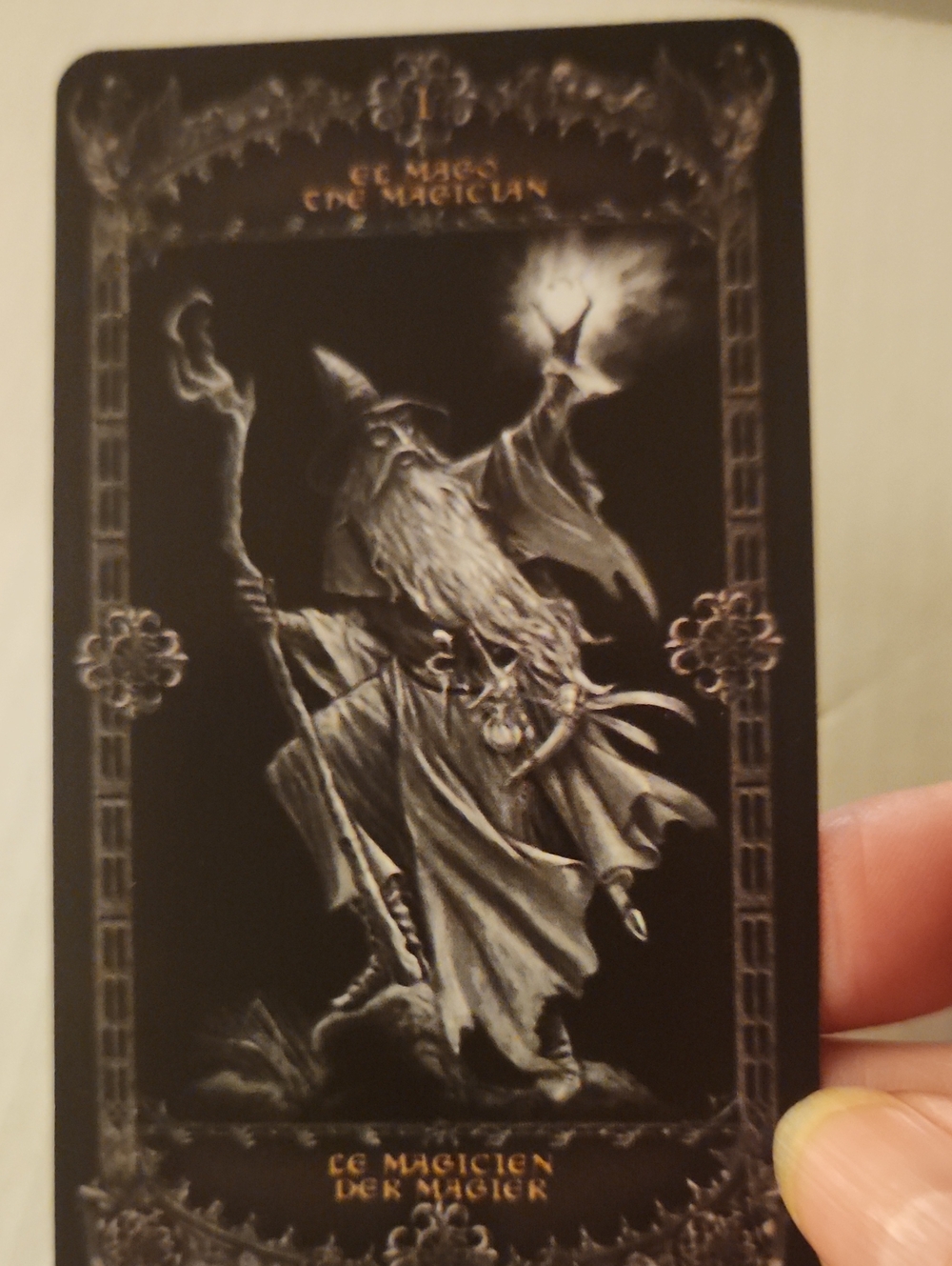 Alchemy 1977 England Tarot Card - Black & Purple Artwork - Picture 6 of 12